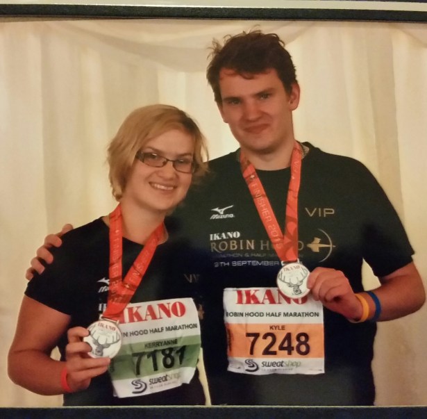 Post race chilling in the VIP tent